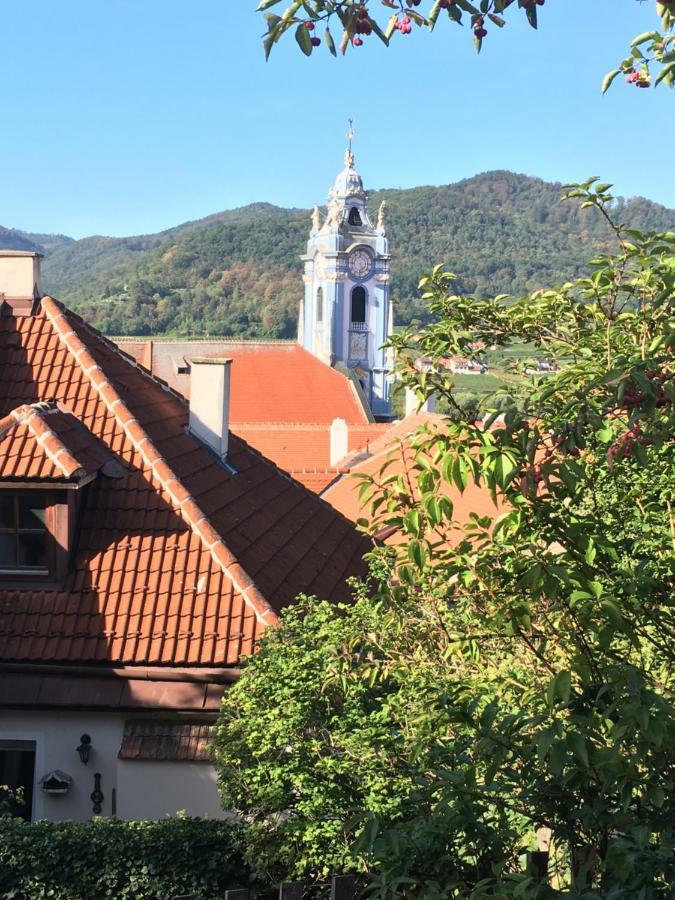 Pension Altes Rathaus Durnstein Bagian luar foto